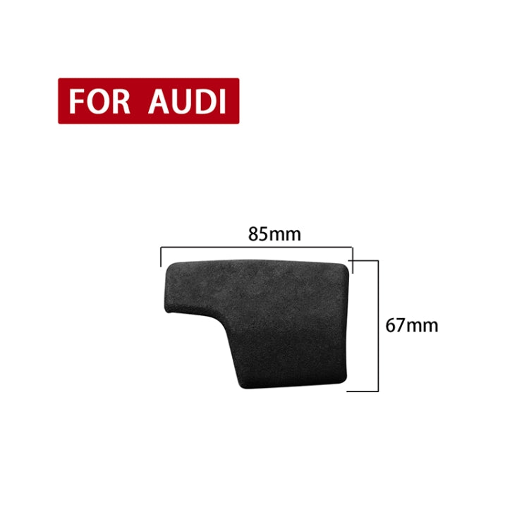 Car Suede Shift Knob Handle Cover B Version for Audi A6/A7(2019+) & SQ8(2017+) & RS6/RS7(2019+) & Q8/S8(2020+), Suitable for Left Driving