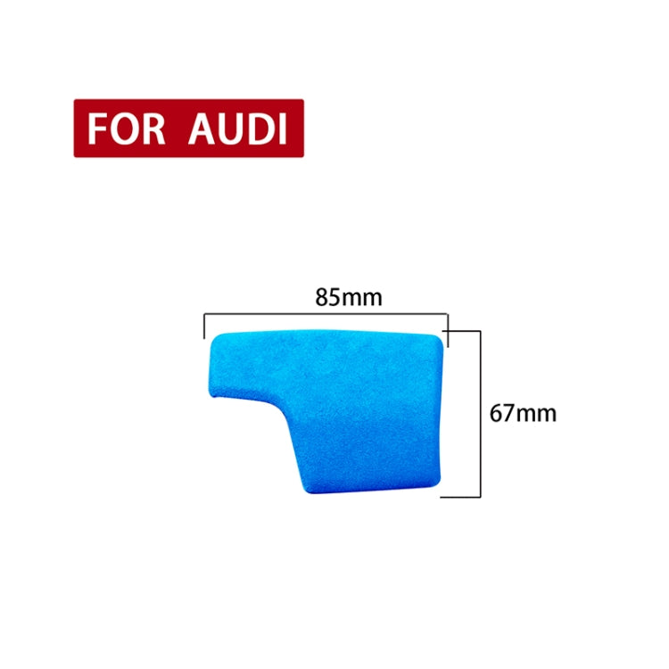 Car Suede Shift Knob Handle Cover B Version for Audi A6/A7(2019+) & SQ8(2017+) & RS6/RS7(2019+) & Q8/S8(2020+), Suitable for Left Driving