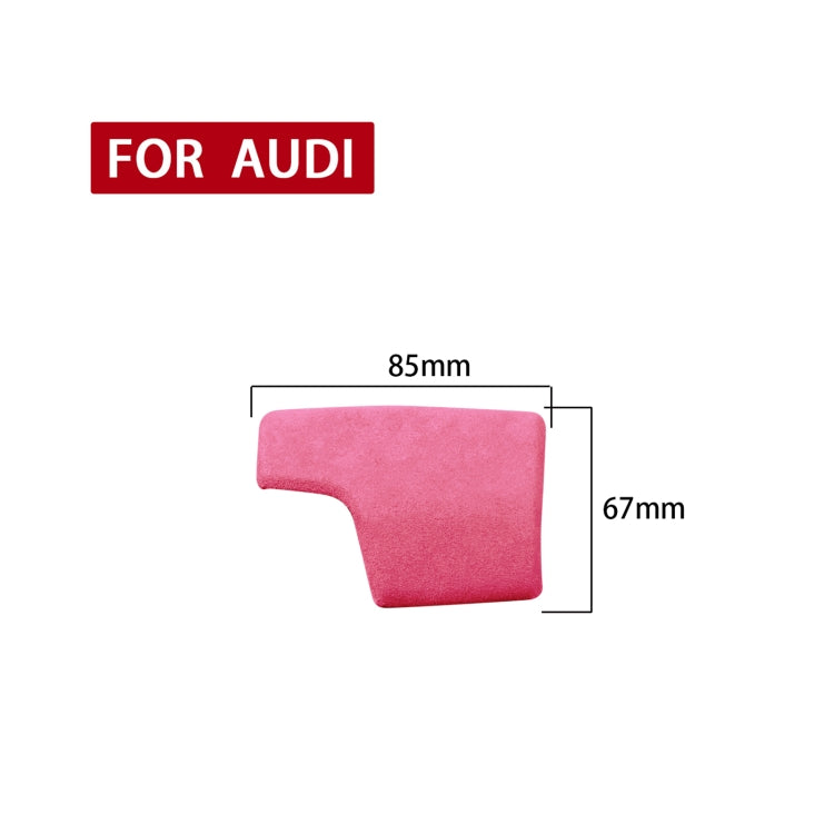 Car Suede Shift Knob Handle Cover B Version for Audi A6/A7(2019+) & SQ8(2017+) & RS6/RS7(2019+) & Q8/S8(2020+), Suitable for Left Driving