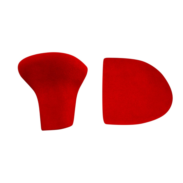 2 PCS / Set Car Suede Shift Knob Handle Cover for Audi A4/A5(2013-2016) & A6(2009-2015) & Q5(2013-2018), Suitable for Left Driving