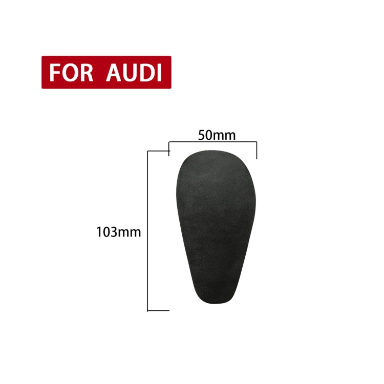 Car Suede Shift Knob Handle Cover for Audi A6 / S6 / A7(2015-2018) , Suitable for Left Driving