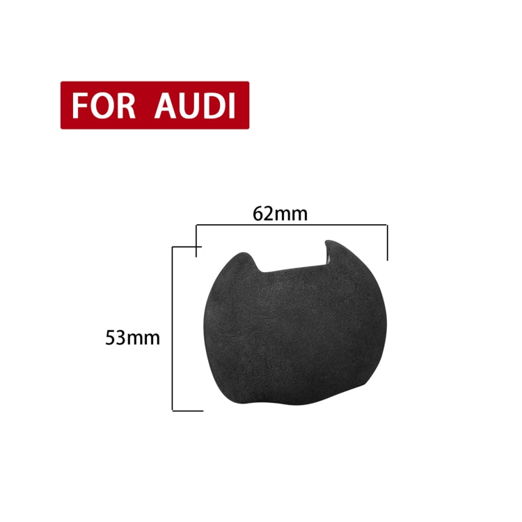 Car Suede Shift Knob Handle Cover for Audi A3(2014+) / Q2(2018+) / S3(2014+) / TT(2015+) , Suitable for Left Driving