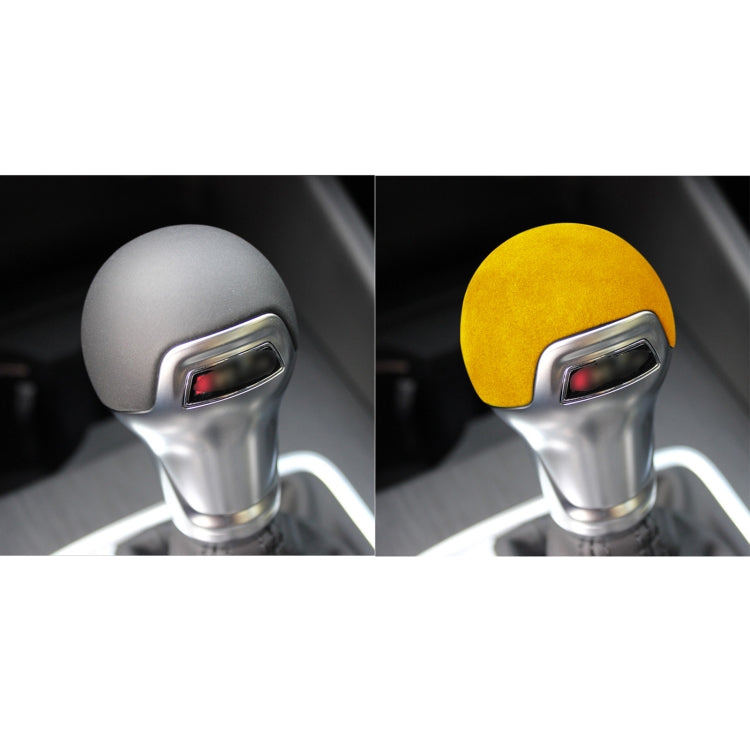 Car Suede Shift Knob Handle Cover for Audi A3(2014+) / Q2(2018+) / S3(2014+) / TT(2015+) , Suitable for Left Driving