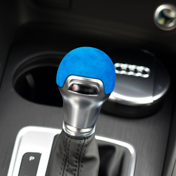 Car Suede Shift Knob Handle Cover for Audi A3(2014+) / Q2(2018+) / S3(2014+) / TT(2015+) , Suitable for Left Driving