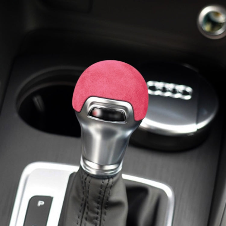 Car Suede Shift Knob Handle Cover for Audi A3(2014+) / Q2(2018+) / S3(2014+) / TT(2015+) , Suitable for Left Driving