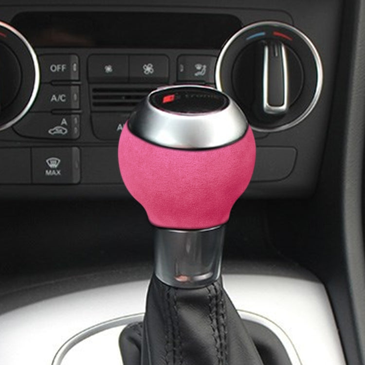 Car Suede Shift Knob Handle Cover for Audi A3(2010-2013) / Q3(2013-2018) / TTRS(2013-2020) , Suitable for Left Driving