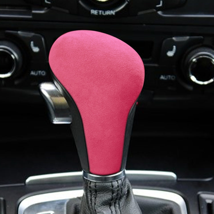 Car Suede Shift Knob Handle Cover for Audi A4(2009-2012) / A5(2008-2010) / Q5(2009-2012), Suitable for Left Driving