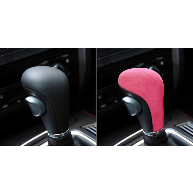 Car Suede Shift Knob Handle Cover for Audi A4(2009-2012) / A5(2008-2010) / Q5(2009-2012), Suitable for Left Driving