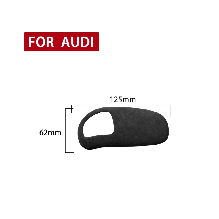 Car Suede Shift Knob Handle Cover for Audi A8(2011-2017) , Suitable for Left Driving