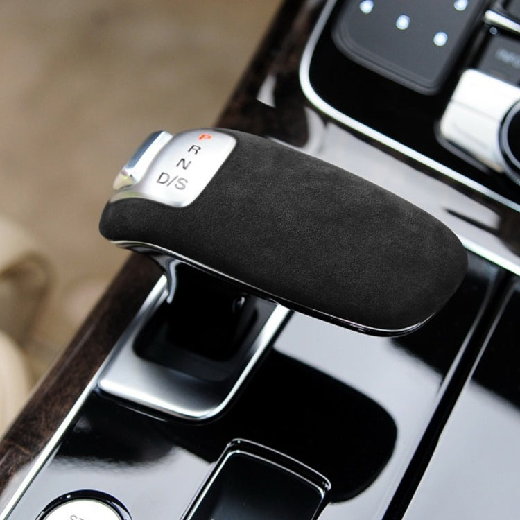 Car Suede Shift Knob Handle Cover for Audi A8(2011-2017) , Suitable for Left Driving