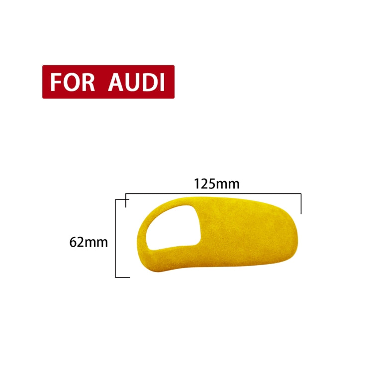 Car Suede Shift Knob Handle Cover for Audi A8(2011-2017) , Suitable for Left Driving