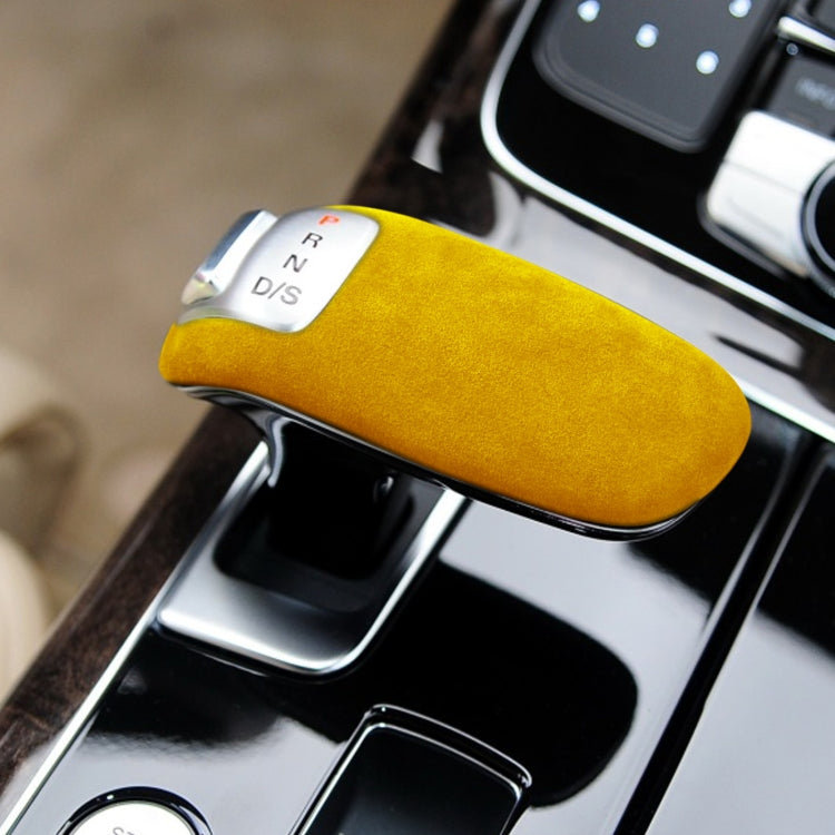 Car Suede Shift Knob Handle Cover for Audi A8(2011-2017) , Suitable for Left Driving