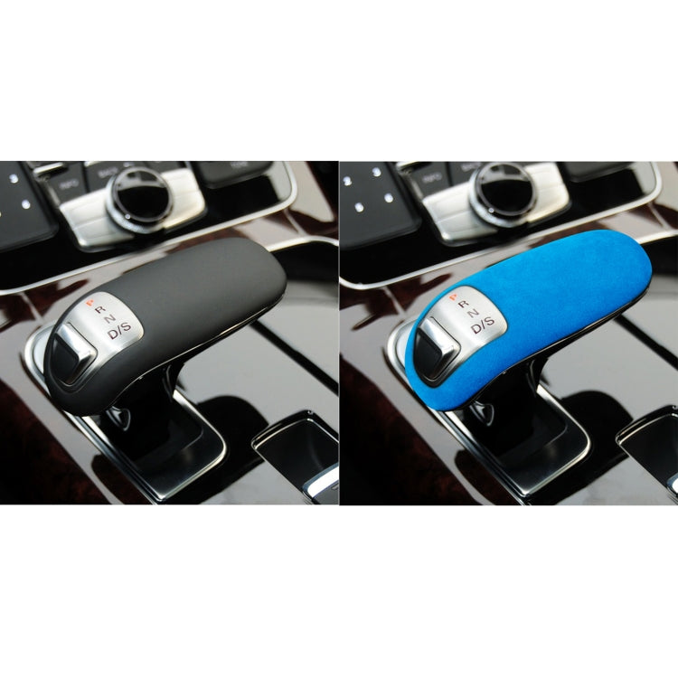 Car Suede Shift Knob Handle Cover for Audi A8(2011-2017) , Suitable for Left Driving