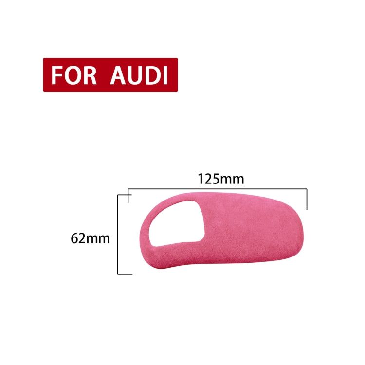 Car Suede Shift Knob Handle Cover for Audi A8(2011-2017) , Suitable for Left Driving