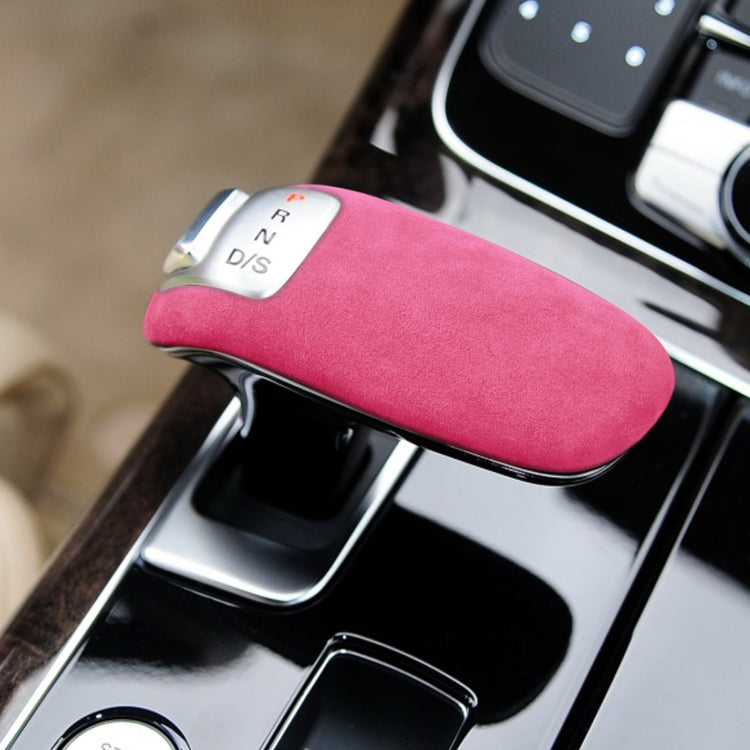 Car Suede Shift Knob Handle Cover for Audi A8(2011-2017) , Suitable for Left Driving
