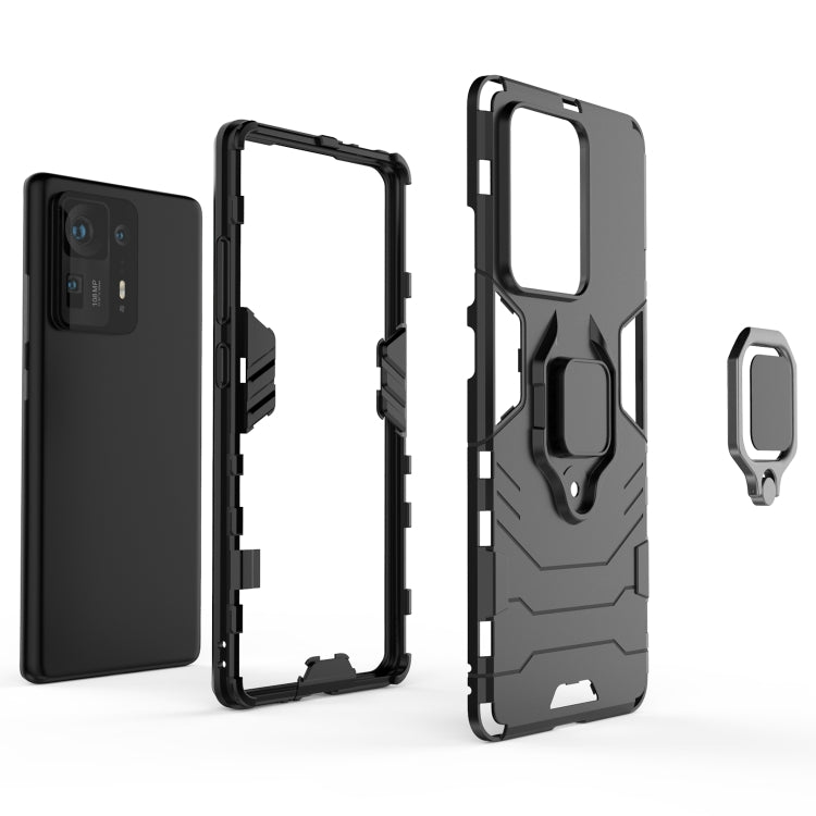 For Xiaomi Mi Mix 4 PC + TPU Shockproof Protective Case with Magnetic Ring Holder