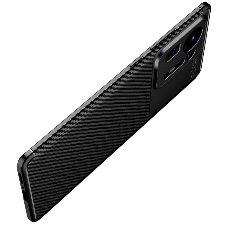 For Xiaomi Mi Mix 4 Carbon Fiber Texture Shockproof TPU Case