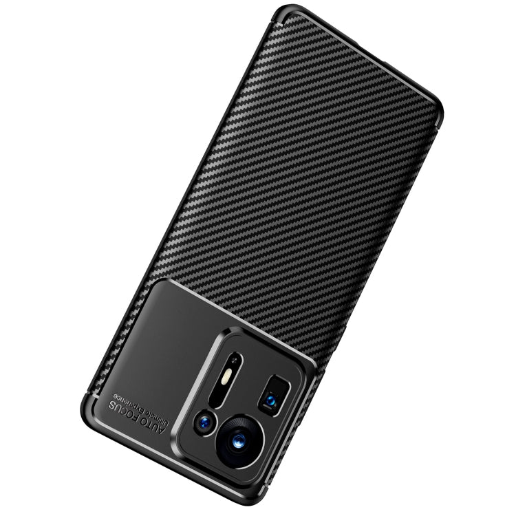 For Xiaomi Mi Mix 4 Carbon Fiber Texture Shockproof TPU Case