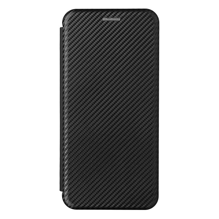 Carbon Fiber Texture Horizontal Flip TPU + PC + PU Leather Case with Card Slot For OPPO Reno6 Z