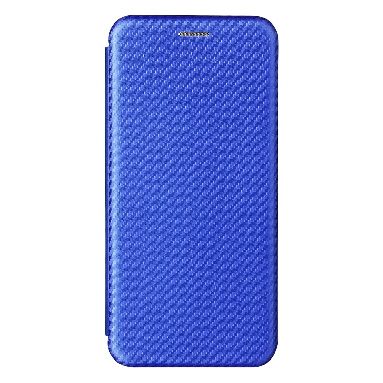 Carbon Fiber Texture Horizontal Flip TPU + PC + PU Leather Case with Card Slot For OPPO Reno6 Z