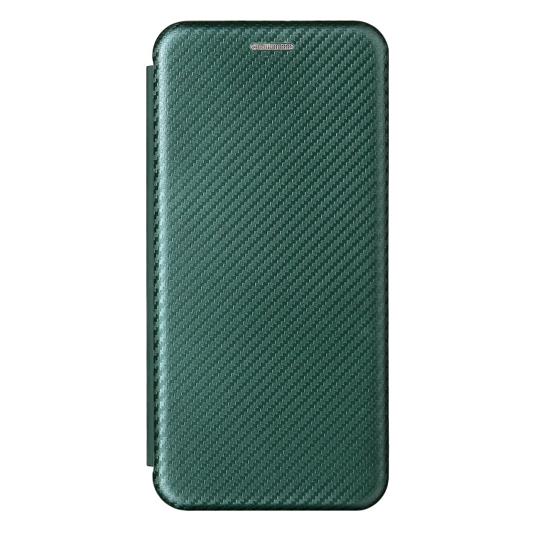 Carbon Fiber Texture Horizontal Flip TPU + PC + PU Leather Case with Card Slot For OPPO Reno6 Z
