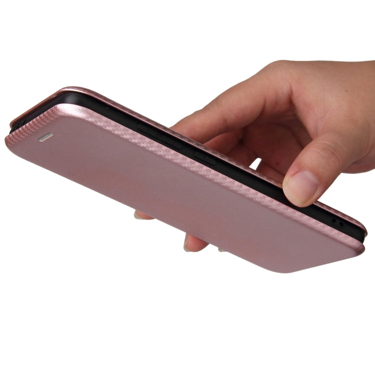 Carbon Fiber Texture Horizontal Flip TPU + PC + PU Leather Case with Card Slot For Xiaomi Mix 4