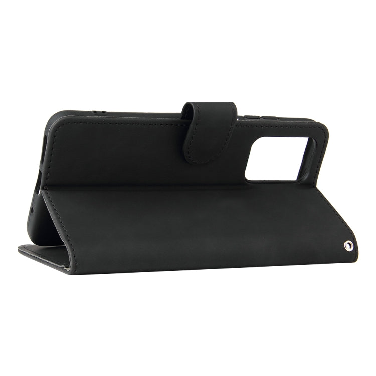 Solid Color Skin Feel Magnetic Buckle Horizontal Flip Calf Texture PU Leather Case with Holder & Card Slots & Wallet For Xiaomi Redmi 10