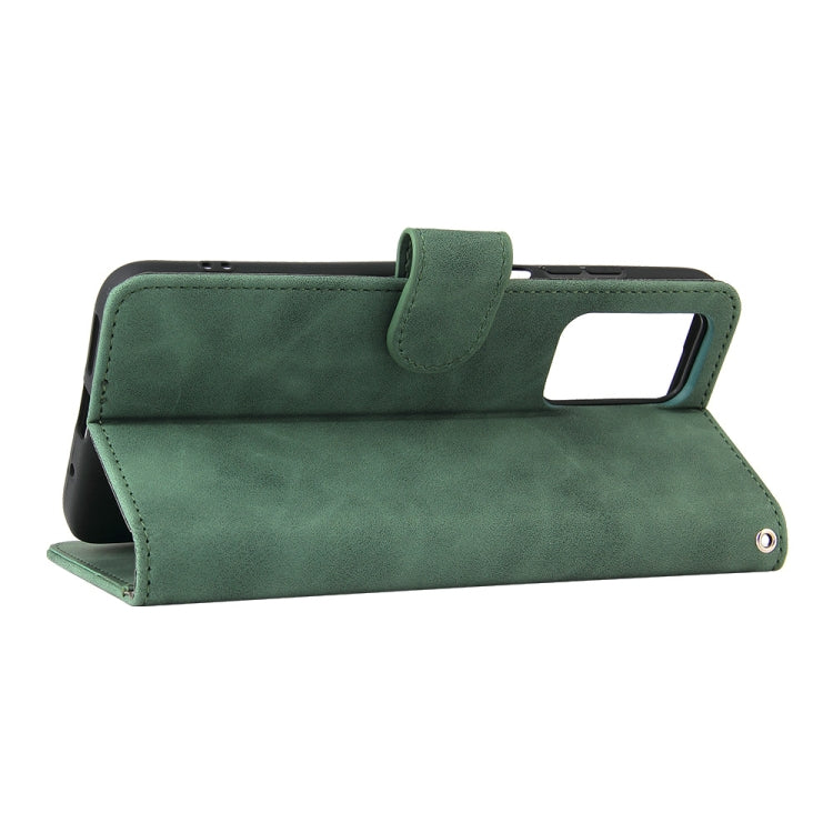 Solid Color Skin Feel Magnetic Buckle Horizontal Flip Calf Texture PU Leather Case with Holder & Card Slots & Wallet For Xiaomi Redmi 10