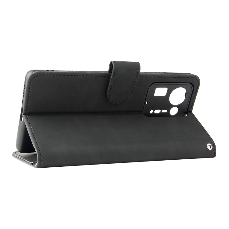 Solid Color Skin Feel Magnetic Buckle Horizontal Flip Calf Texture PU Leather Case with Holder & Card Slots & Wallet For Xiaomi Mix 4