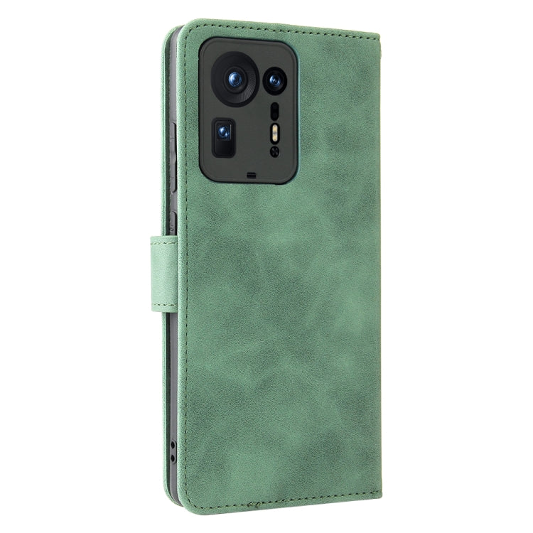 Solid Color Skin Feel Magnetic Buckle Horizontal Flip Calf Texture PU Leather Case with Holder & Card Slots & Wallet For Xiaomi Mix 4