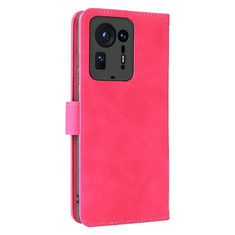 Solid Color Skin Feel Magnetic Buckle Horizontal Flip Calf Texture PU Leather Case with Holder & Card Slots & Wallet For Xiaomi Mix 4