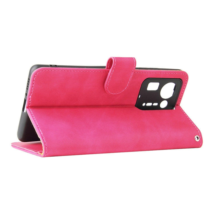 Solid Color Skin Feel Magnetic Buckle Horizontal Flip Calf Texture PU Leather Case with Holder & Card Slots & Wallet For Xiaomi Mix 4