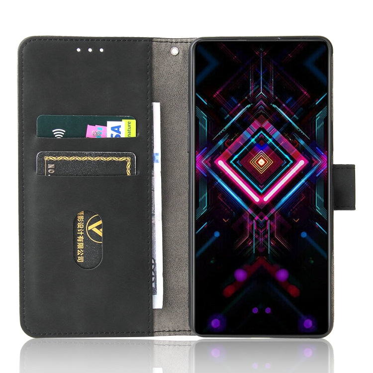 Solid Color Skin Feel Magnetic Buckle Horizontal Flip Calf Texture PU Leather Case with Holder & Card Slots & Wallet For Xiaomi Poco F3 GT / Redmi K40 Gaming