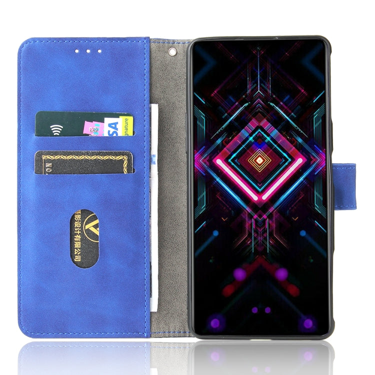 Solid Color Skin Feel Magnetic Buckle Horizontal Flip Calf Texture PU Leather Case with Holder & Card Slots & Wallet For Xiaomi Poco F3 GT / Redmi K40 Gaming
