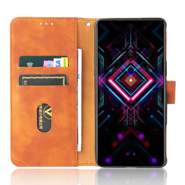 Solid Color Skin Feel Magnetic Buckle Horizontal Flip Calf Texture PU Leather Case with Holder & Card Slots & Wallet For Xiaomi Poco F3 GT / Redmi K40 Gaming