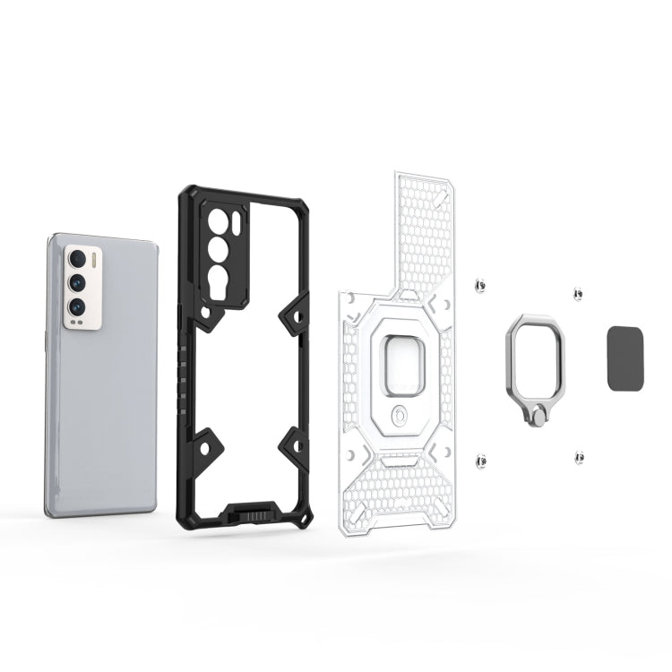 For OPPO Realme GT Master Explorer Space PC+TPU Shockproof Case with Ring Holder
