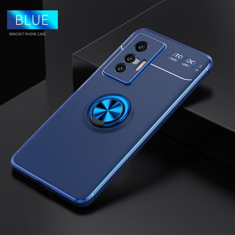 For vivo X70 Metal Ring Holder 360 Degree Rotating TPU Case