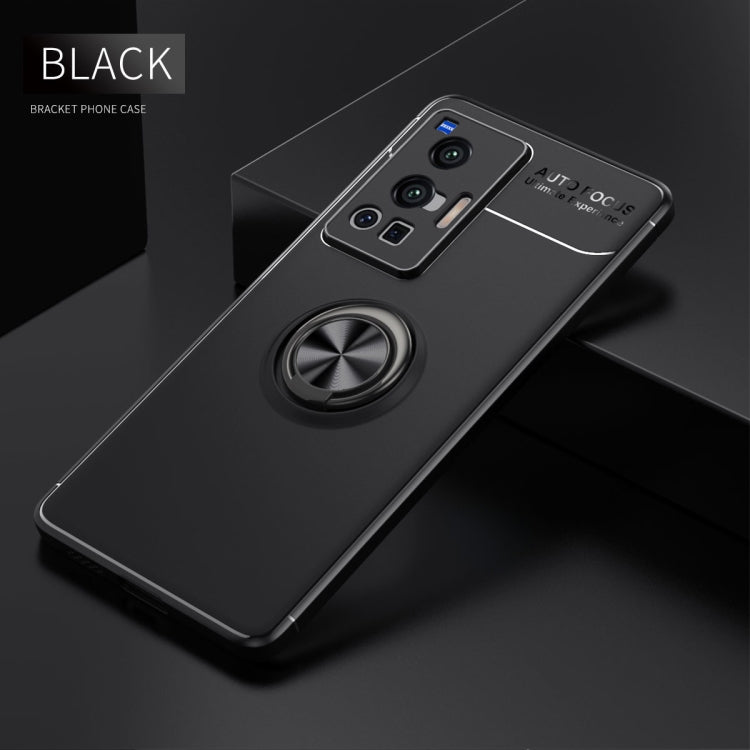 For vivo X70 Pro Metal Ring Holder 360 Degree Rotating TPU Case