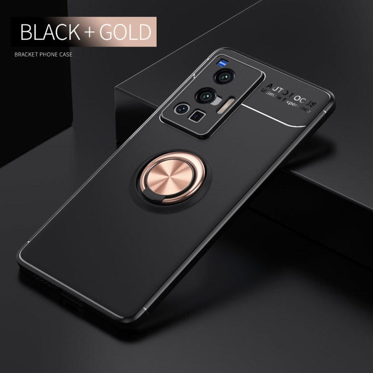 For vivo X70 Pro Metal Ring Holder 360 Degree Rotating TPU Case