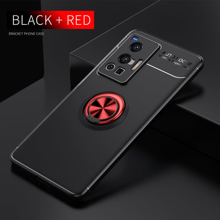 For vivo X70 Pro Metal Ring Holder 360 Degree Rotating TPU Case