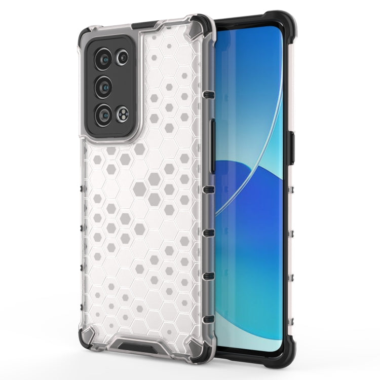 For OPPO Reno6 Pro+ 5G Shockproof Honeycomb PC + TPU Protective Case