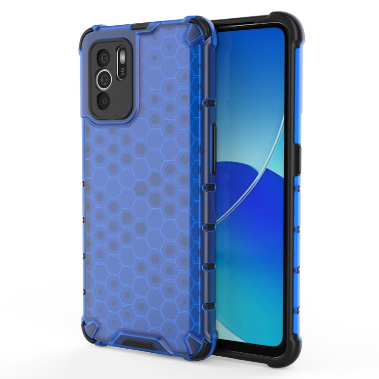 For OPPO Reno6 Z Shockproof Honeycomb PC + TPU Protective Case