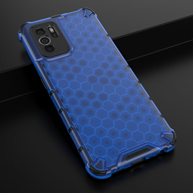 For OPPO Reno6 Z Shockproof Honeycomb PC + TPU Protective Case