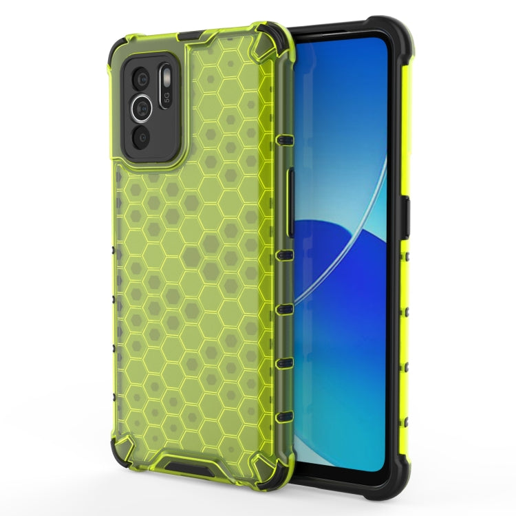 For OPPO Reno6 Z Shockproof Honeycomb PC + TPU Protective Case