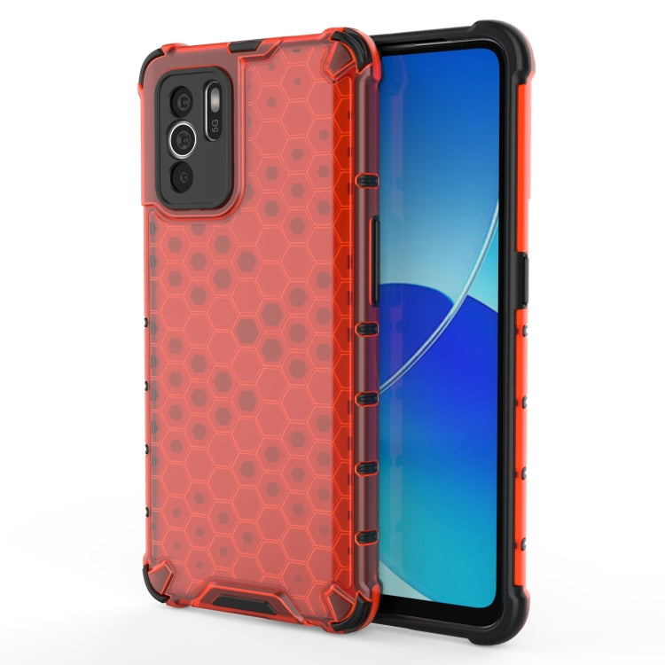 For OPPO Reno6 Z Shockproof Honeycomb PC + TPU Protective Case