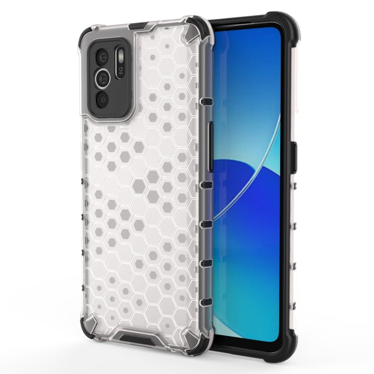 For OPPO Reno6 Z Shockproof Honeycomb PC + TPU Protective Case
