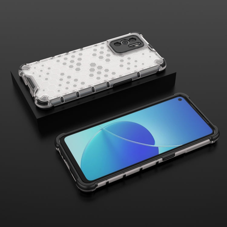 For OPPO Reno6 Z Shockproof Honeycomb PC + TPU Protective Case