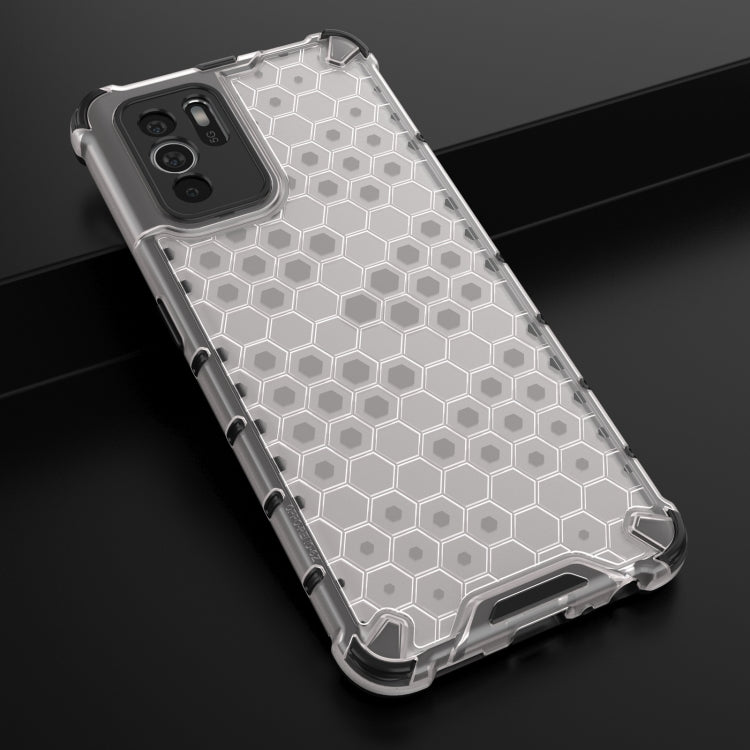For OPPO Reno6 Z Shockproof Honeycomb PC + TPU Protective Case