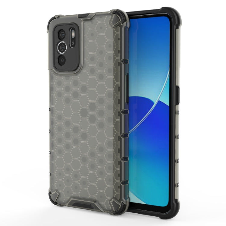 For OPPO Reno6 Z Shockproof Honeycomb PC + TPU Protective Case