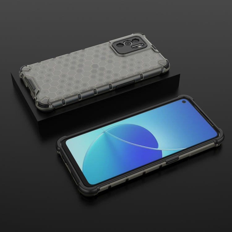 For OPPO Reno6 Z Shockproof Honeycomb PC + TPU Protective Case
